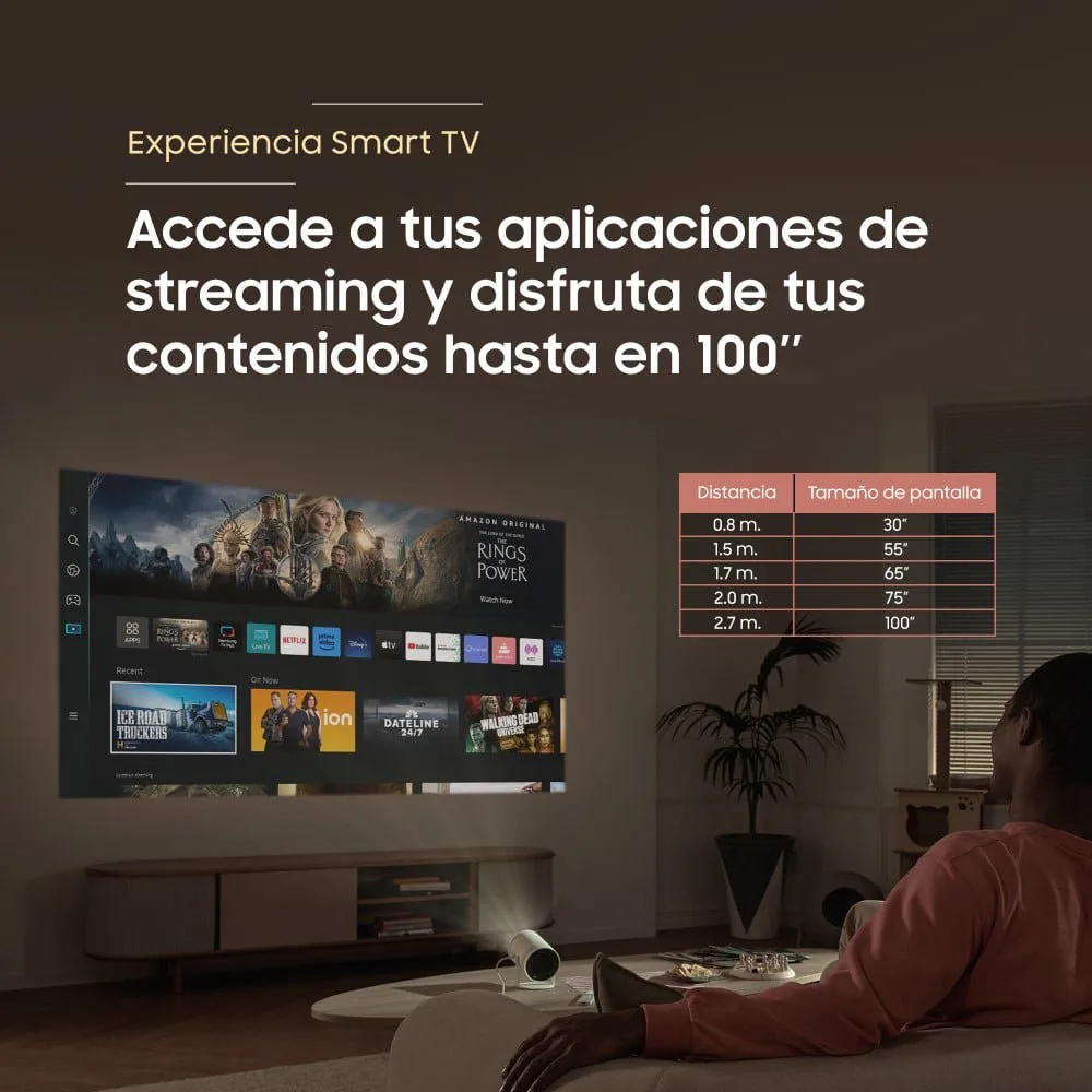 Proyector Samsung The Freestyle 2da Gen Full HD SP LFF3CLAXXPE 6