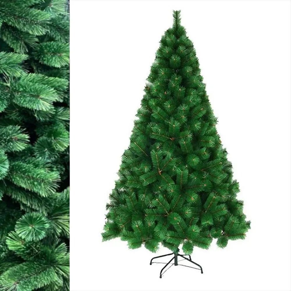 Arbol Verde Rama por Rama de Navidad de 240 cm Grande y Realista para Decorar Tu Hogar