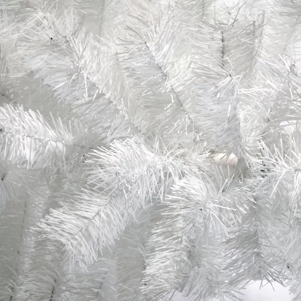 Arbol de Navidad Autoarmable Blanco 150cm de Alto Incluye Soporte Facil de Armar 2