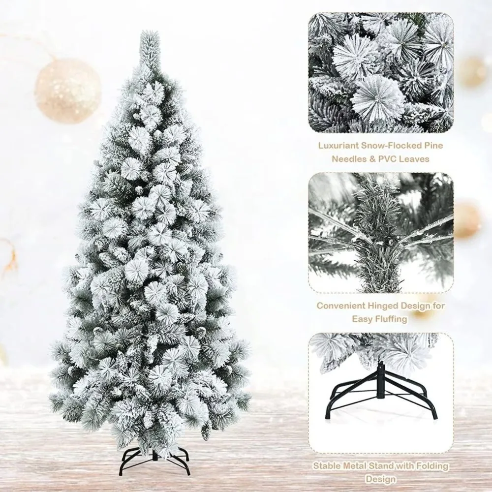 Arbol de Navidad con Nevado de 180 cm Coposo Americano