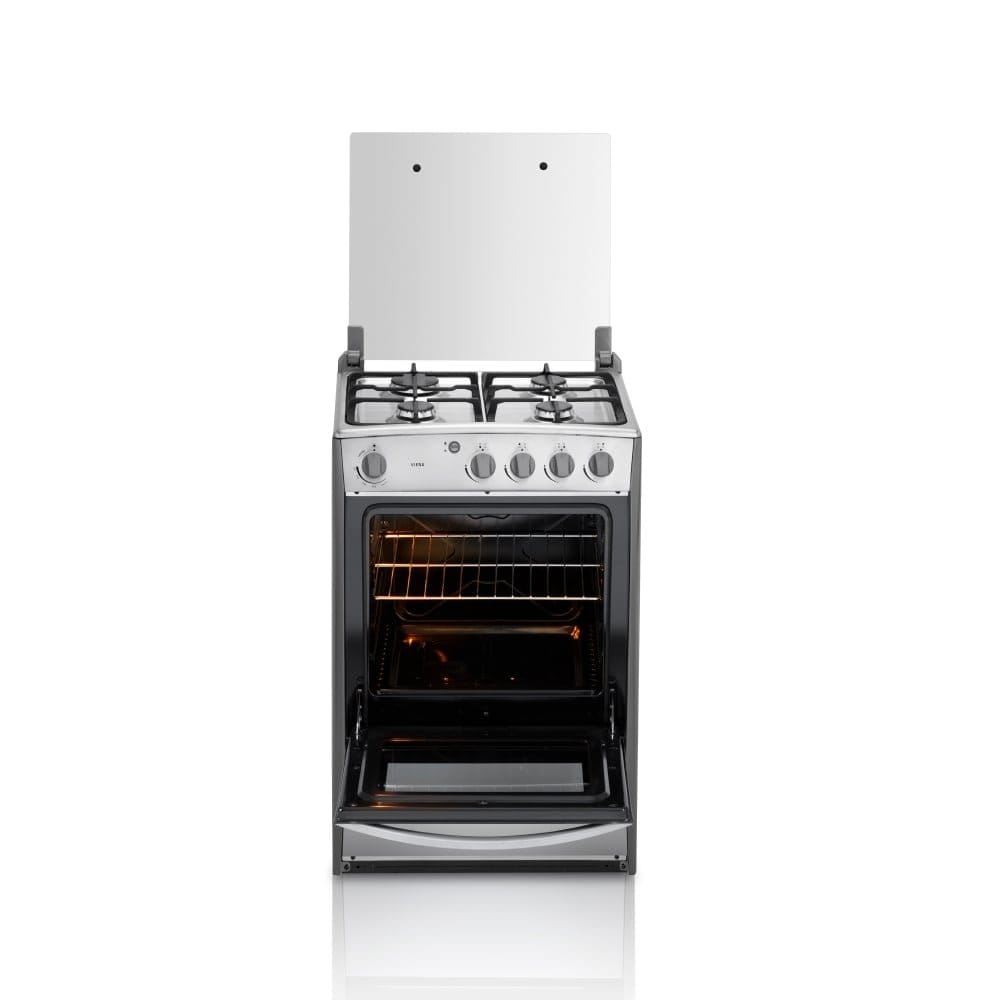 Cocina de 24″ con Encendido Electrico y Quemadores Sellados Horno con Luz y Sistema Cortagas VIENA QZ 3