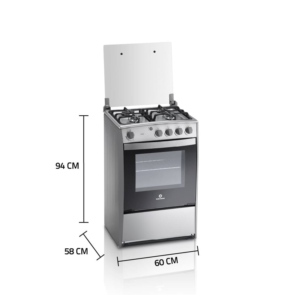 Cocina de 24″ con Encendido Electrico y Quemadores Sellados Horno con Luz y Sistema Cortagas VIENA QZ 7