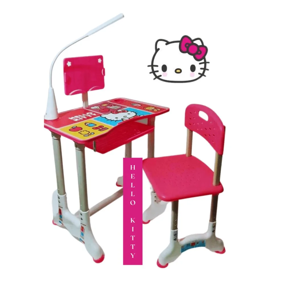 Escritorio y Silla Hello Kitty Ergonomico con Lampara Led Incluye Arbol de Navidad 60cm de Alto 2