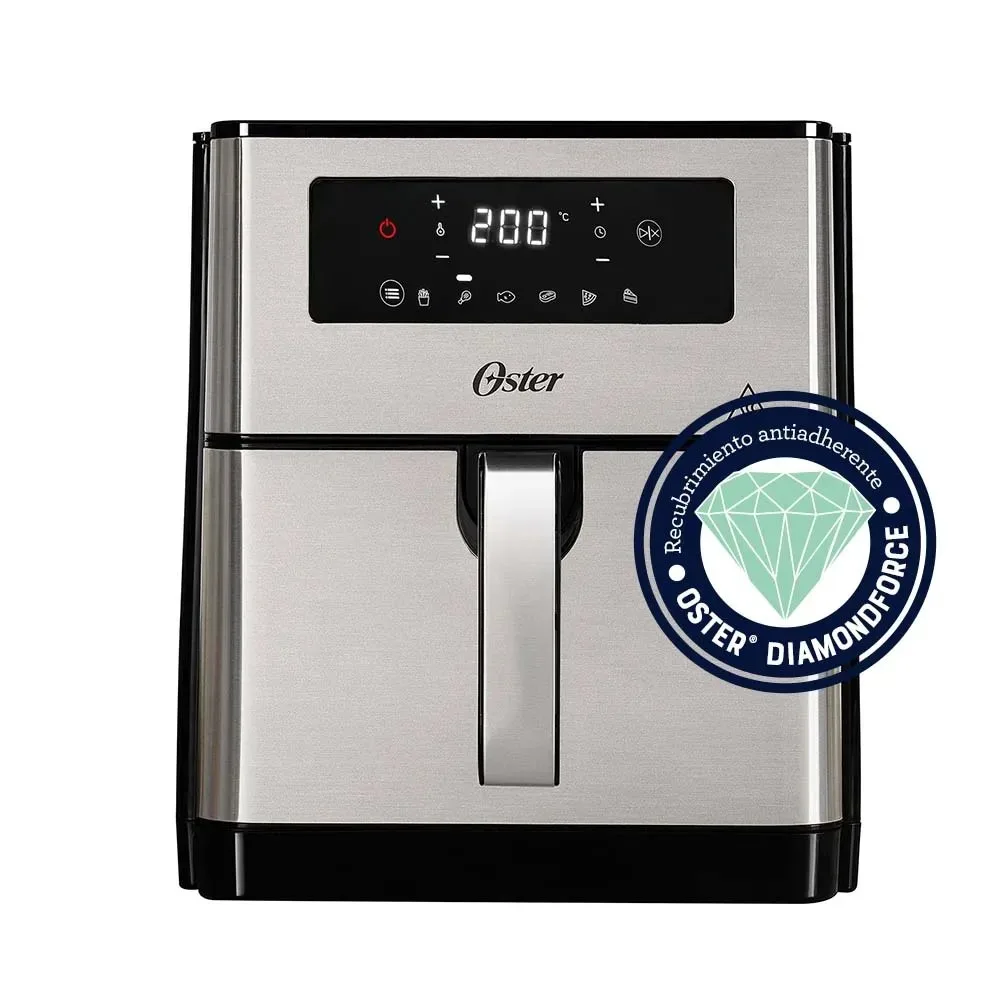 Freidora de Aire Digital Oster® de 9L con Recubrimiento DiamondForce CKSTAF90D 10