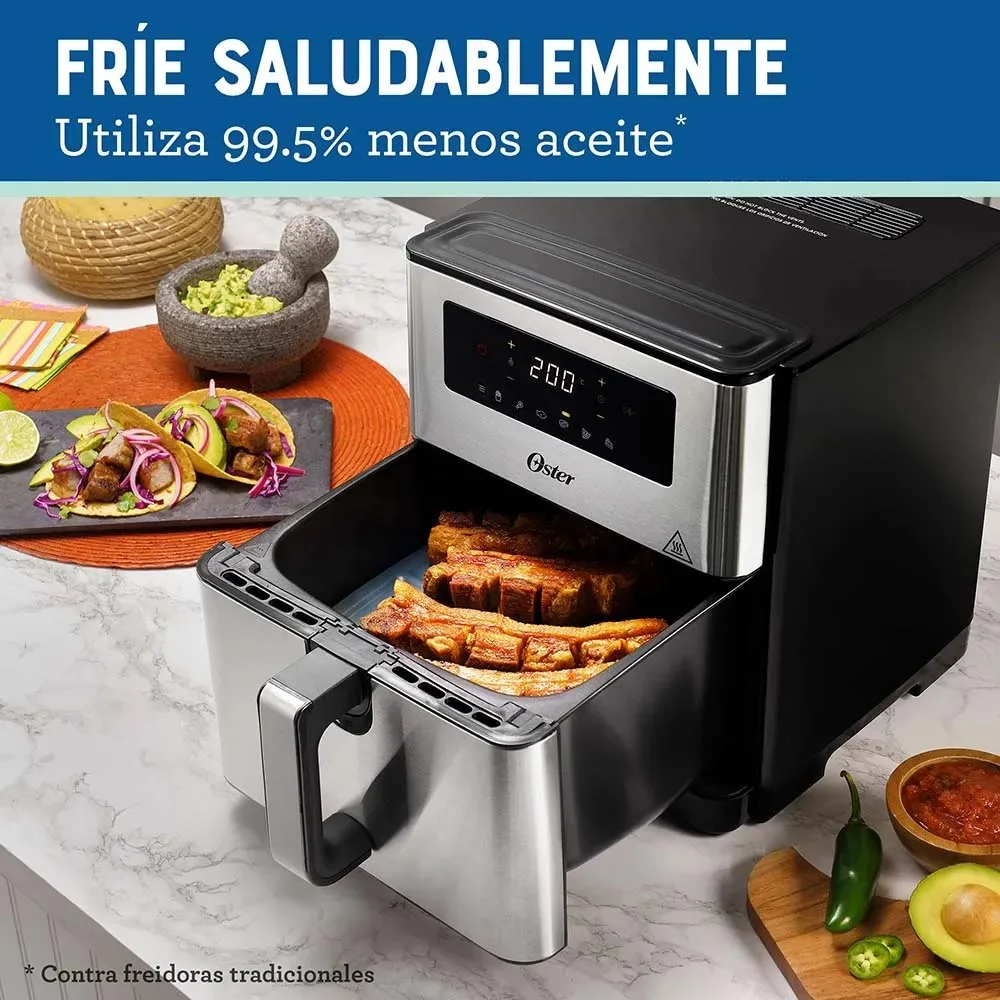 Freidora de Aire Digital Oster® de 9L con Recubrimiento DiamondForce CKSTAF90D 3