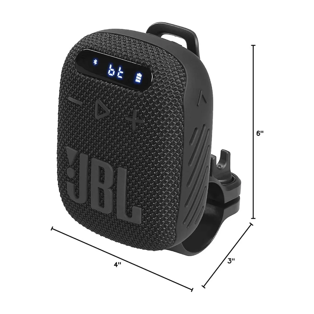 JBL Wind3 Parlante Bluetooth para Bicicletas con Radio FM Color Negro 2