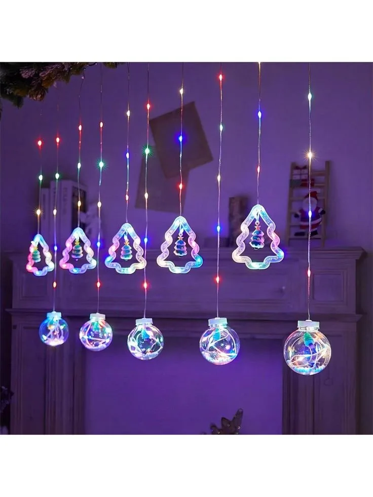 LED Luces bola Colgantes Navidad Interior Exterior Decorativas Luz Calida Para Patio Jardin Fiesta Arbol De Decoracion De La Boda 110v