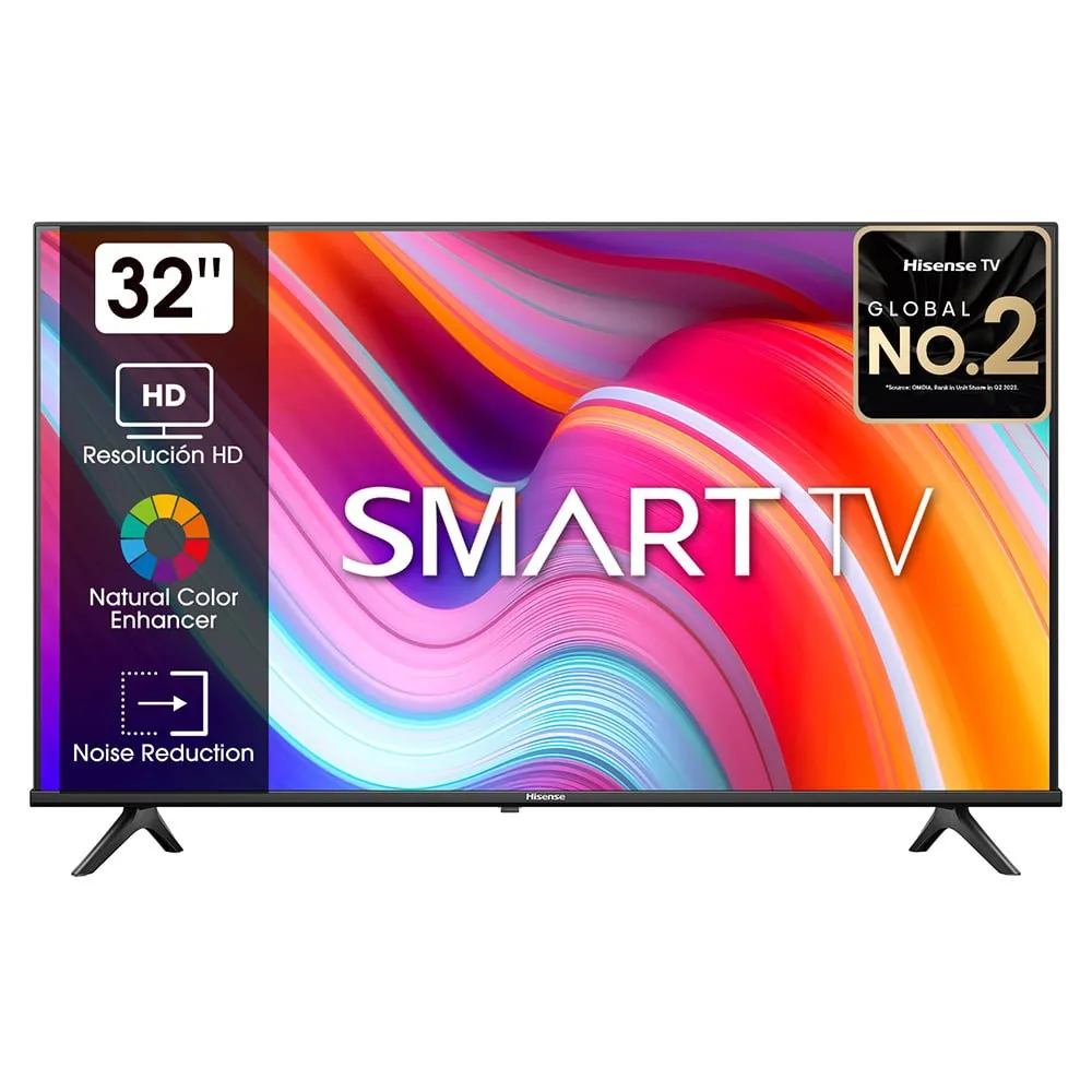 Televisor Hisense HD con Tecnologia Nature Color Enhancer y Audio DTS Virtual X 32A4K