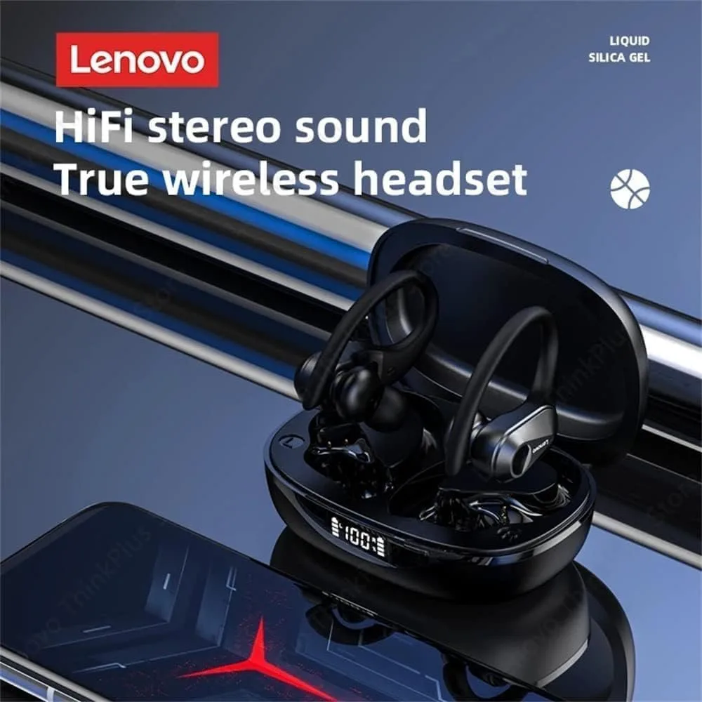 Audifonos Lenovo True Wireless LP75 Bluetooth 5.3 Sports Sonido 9D Resistencia al Agua Carga Rapida y Control Tactil 4
