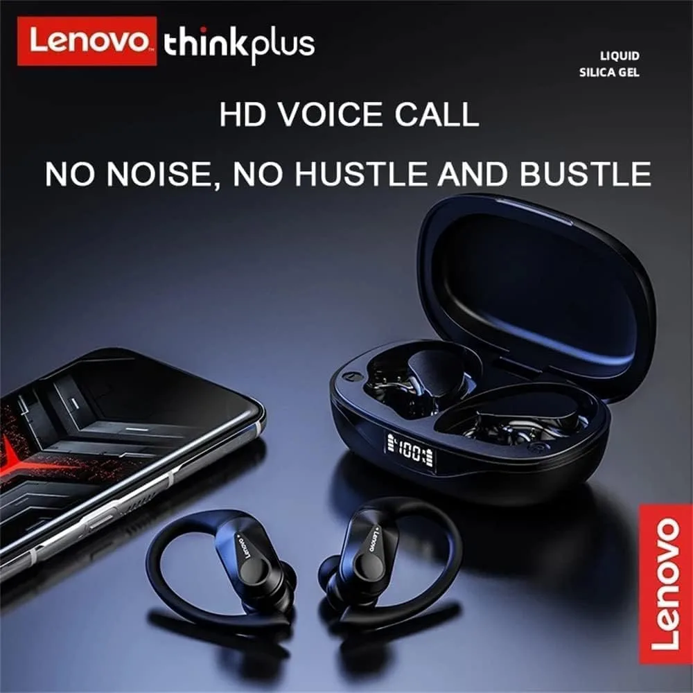 Audifonos Lenovo True Wireless LP75 Bluetooth 5.3 Sports Sonido 9D Resistencia al Agua Carga Rapida y Control Tactil 6