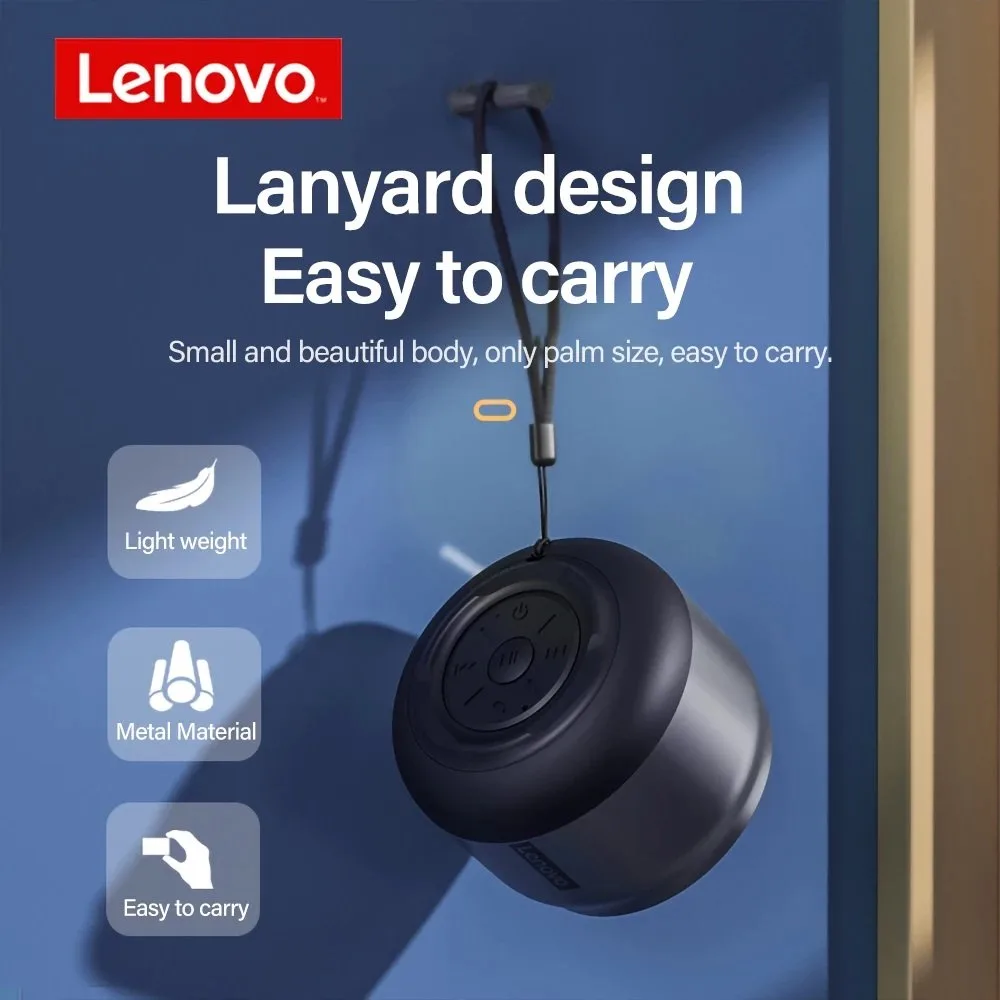 Parlante Bluetooth Inalambrico Lenovo K3 Sonido de Alta Fidelidad Microfono Incorporado Portatil y Compacto 3