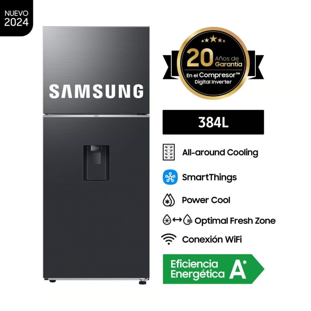 Refrigerador con Optimal Fresh tecnologia SpaceMax™ y SmartThings – Frescura prolongada RT38DG6730B1PE 9