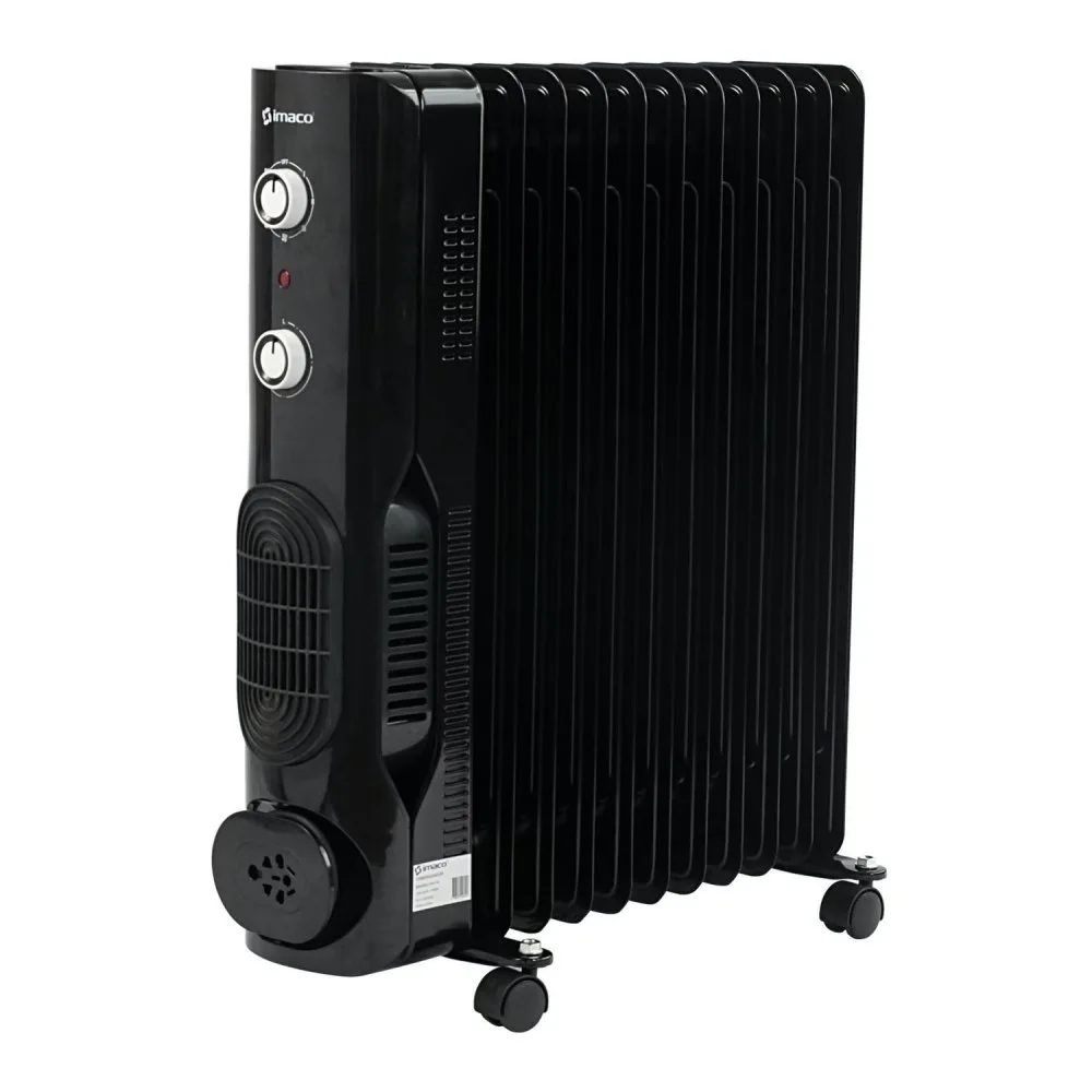 Termoradiador Imaco OFR11NK de 11 Celdas 2500W 3 Niveles de Calentamiento Negro 2